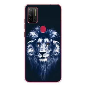 Чохол з картинкою ЛЕВ для Ulefone Note 11P (VPrint) (Синій Лев)