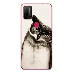 Чехол с птицами на Ulefone Note 11P (VPrint) (Сова)
