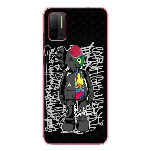 Чохол з принтом «Стиль Bearbrick» для Ulefone Note 11P