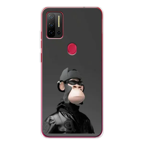 Чохол з принтом «стильна мавпа NFT» для Ulefone Note 11P