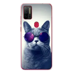 Чохол з принтом для Ulefone Note 11P (AlphaPrint) Модні коти (Стильний кіт)