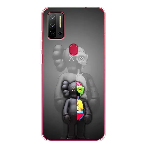 Чохол з принтом «Тіло Bearbrick» для Ulefone Note 11P