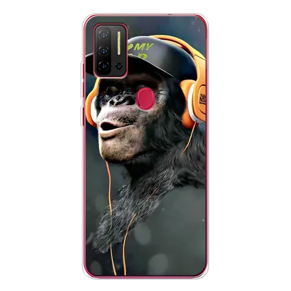 Чохол з принтом «В навушниках» для Ulefone Note 11P