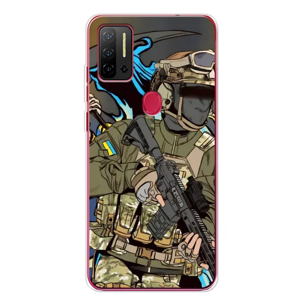 Чехол с принтом «Воин ВСУ» для Ulefone Note 11P