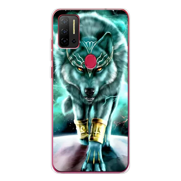 Чохол з принтом «Яскравий вовк» для Ulefone Note 11P Чохол з принтом «Яскравий вовк» для Ulefone Note 11P