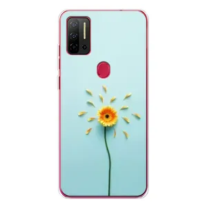 Чохли з квітами для Ulefone Note 11P (VPrint) (Жовта квітка)