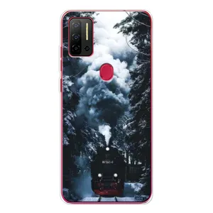 Новорічні, Святкові Чохли для Ulefone Note 11P - 2024 год (Зимовий потяг)