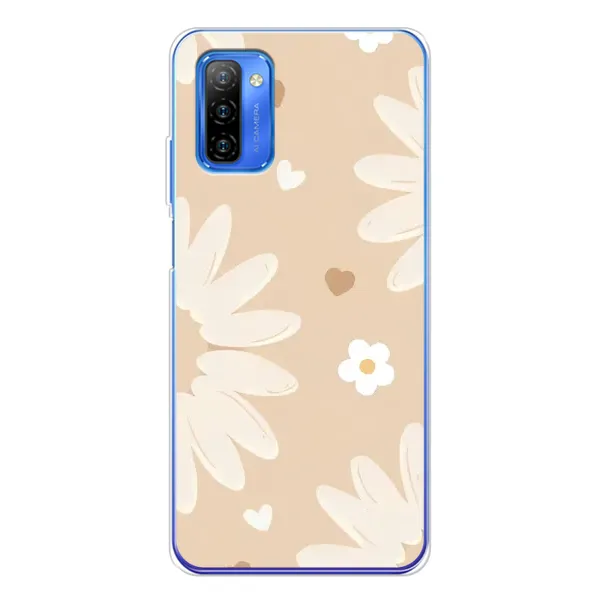 Чехол с принтом «Бежевые цветы» для Ulefone Note 12 Чехол с принтом «Бежевые цветы» для Ulefone Note 12