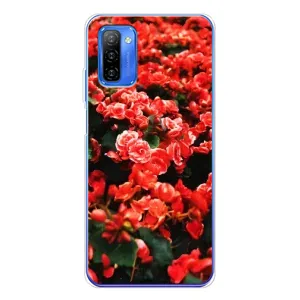 Чехлы с Цветами для Ulefone Note 12 (VPrint) (Цветы красные)