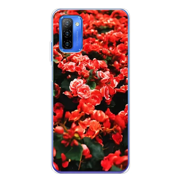 Чохол з принтом «Квіти червоні» для Ulefone Note 12