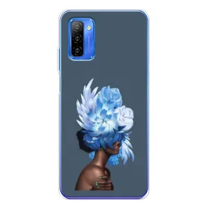 Чехлы (ART) Цветы на Ulefone Note 12 (VPrint) (Цветы на голове)