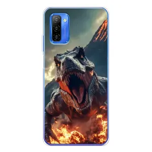 Чохол з картинкою 'Хижаки' для Ulefone Note 12 (Вогняний динозавр)