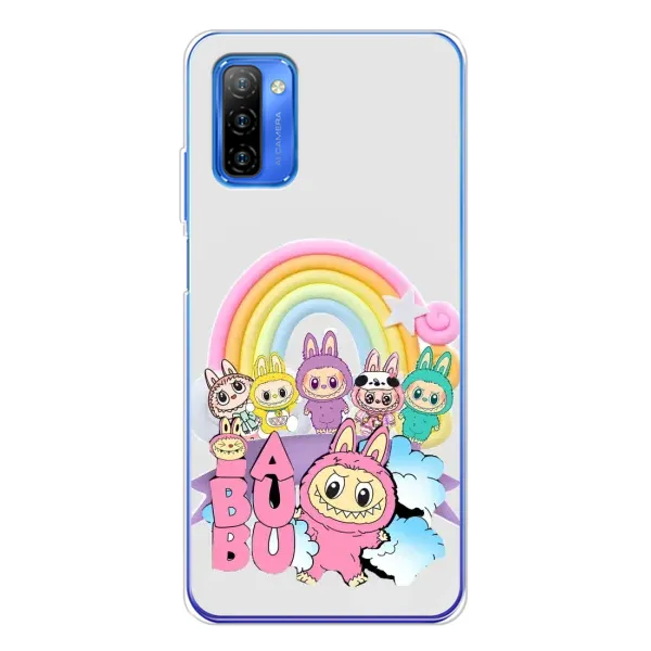 Чохол з принтом «Фон Лабубу» для Ulefone Note 12 Чохол з принтом «Фон Лабубу» для Ulefone Note 12
