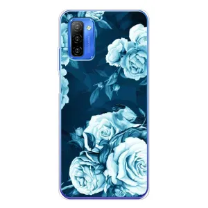 Чехлы (ART) Цветы на Ulefone Note 12 (VPrint) (Голубые Бутоны)