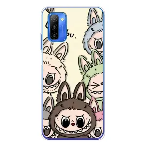 Чехол с Лабубу на Ulefone Note 12 (Золотая обезьяна Bored Ape)