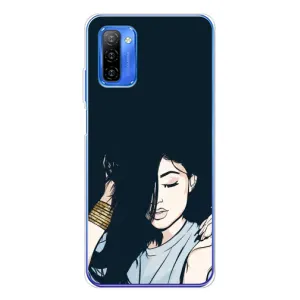 Чохол з друком для Ulefone Note 12 - (Мода) (AlphaPrint) (Гарна дівчина)