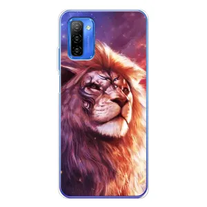 Чехол со Львом для Ulefone Note 12 (VPrint) (Красочный Лев)