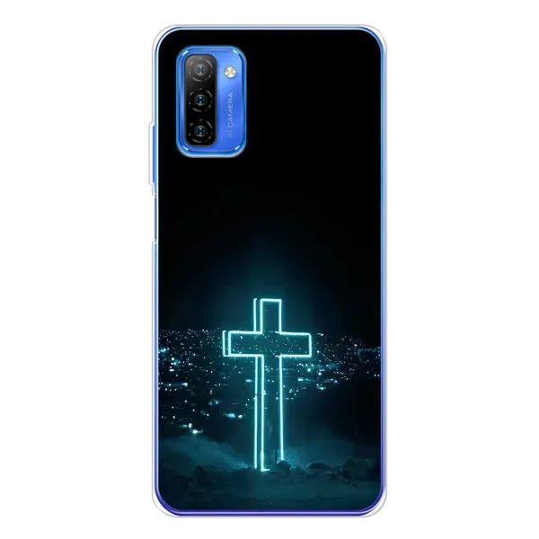 Чехол с принтом «Крест и город» для Ulefone Note 12 Чехол с принтом «Крест и город» для Ulefone Note 12