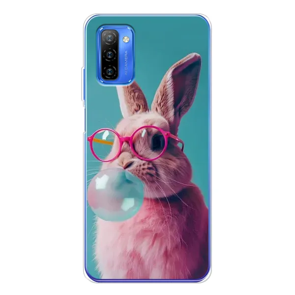 Чохол з принтом «Кролик в окулярах» для Ulefone Note 12