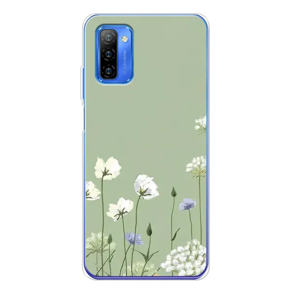 Чехол с принтом «Цветы на зеленом» для Ulefone Note 12 Чехол с принтом «Цветы на зеленом» для Ulefone Note 12