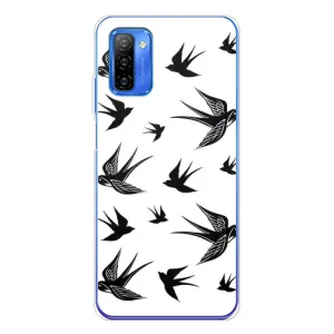 Чехол с птицами на Ulefone Note 12 (VPrint) (Ласточки)