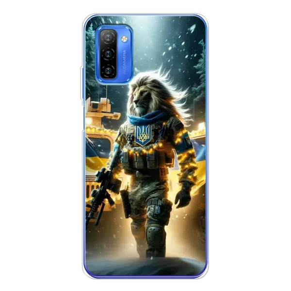 Чехол с принтом «ЛЕВ ЗСУ» для Ulefone Note 12