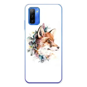 Чехлы с картинкой Лисички для Ulefone Note 12 (VPrint) (Лисичка в цветочках)