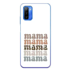 Чехлы для мамы на Ulefone Note 12 (Текстовый коллаж мама)
