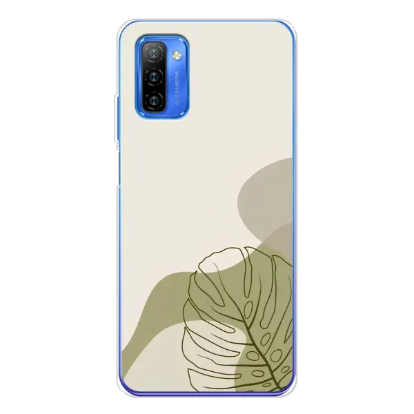 Чохол з принтом «Зелена монстера дизайн» для Ulefone Note 12