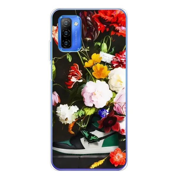 Чехол с принтом «Nike цветы» для Ulefone Note 12
