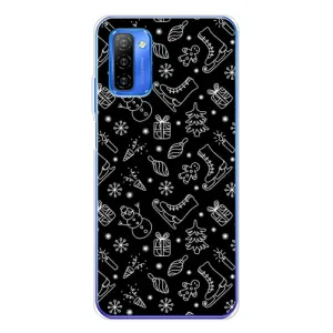 Новогодние, Праздничные Чехлы для Ulefone Note 12 - 2024 год (Новогодний фон)