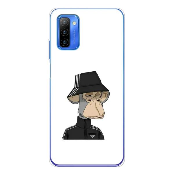 Чехол с принтом «обезьяна NFT Adidas» для Ulefone Note 12