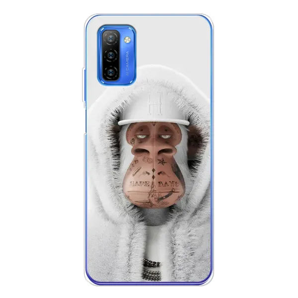 Чехол с принтом «обезьяна NFT в тату» для Ulefone Note 12