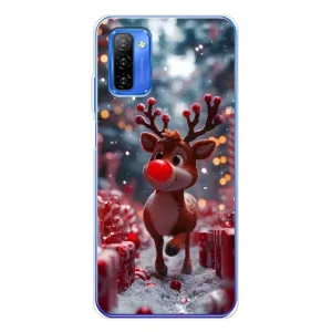 Яркий чехол для Ulefone Note 12 с Зимними Оленятами (Олень среди подарков)