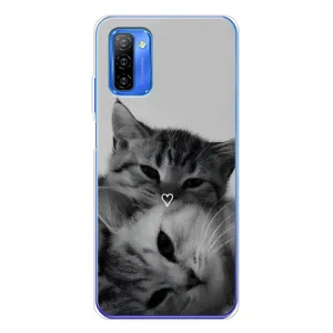Чехол с рисунком кот на Ulefone Note 12 (Пара котов)