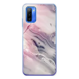 Мраморный чехол на Ulefone Note 12 (VPrint) (Пурпурный Мрамор)