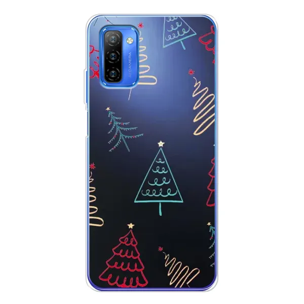 Чехол с принтом «Рождественские елки» для Ulefone Note 12