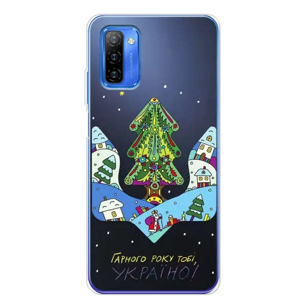 Чехол с принтом «Рождественский герб» для Ulefone Note 12