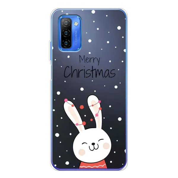 Чехол с принтом «Рождественский заяц» для Ulefone Note 12