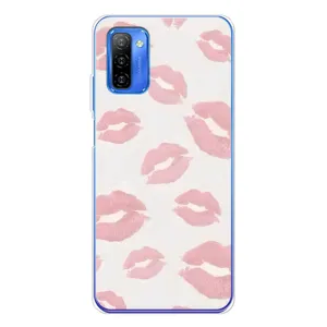 Чехол с розовым рисунком для Ulefone Note 12 (Розовые губы)