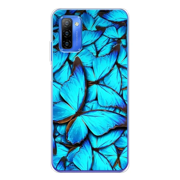 Чохол з принтом «Сині метелики» для Ulefone Note 12 Чохол з принтом «Сині метелики» для Ulefone Note 12