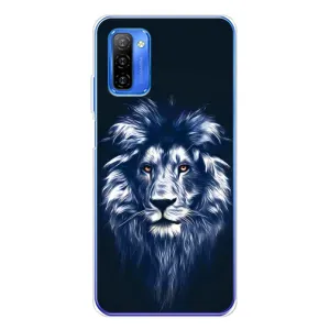 Чехол со Львом для Ulefone Note 12 (VPrint) (Синий Лев)