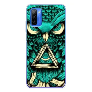 Чехол с птицами на Ulefone Note 12 (VPrint) (Сова с глазом)