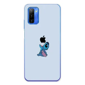 Чохол з принтом Стіч на Ulefone Note 12 (Stitch apple)