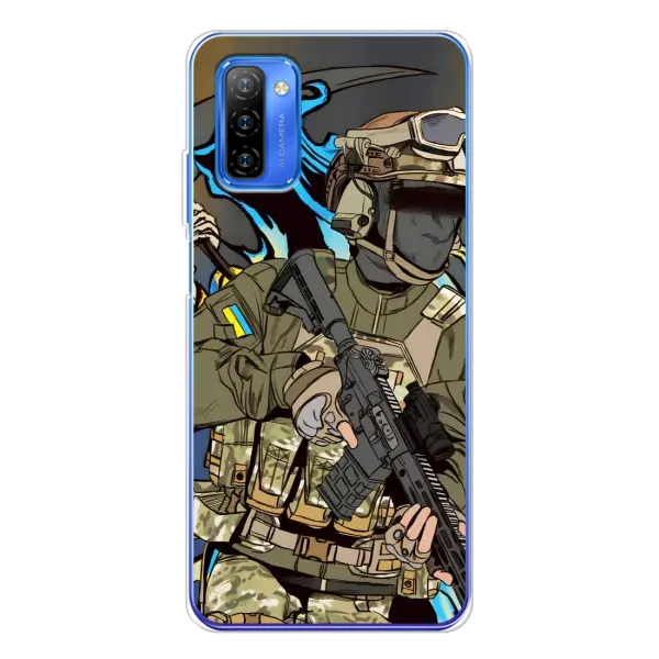 Чехол с принтом «Воин ВСУ» для Ulefone Note 12 Чехол с принтом «Воин ВСУ» для Ulefone Note 12