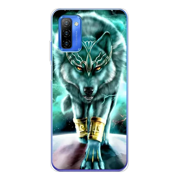 Чехол с принтом «Яркий волк» для Ulefone Note 12 Чехол с принтом «Яркий волк» для Ulefone Note 12