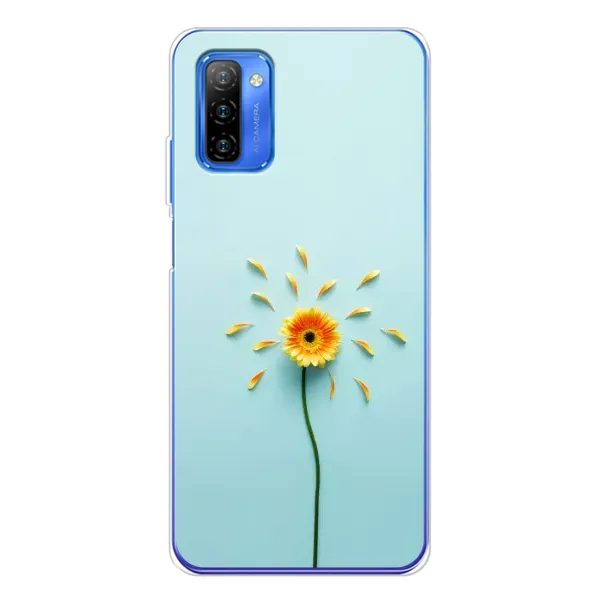 Чохол з принтом «Жовта квітка» для Ulefone Note 12