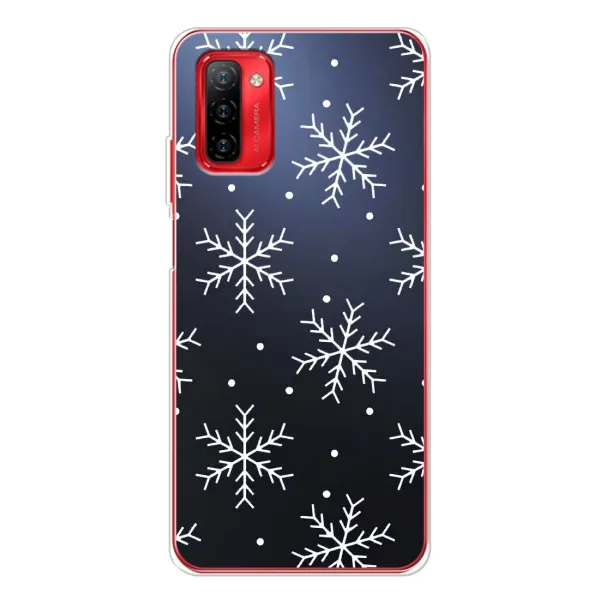 Чохол з принтом «Білі сніжинки» для Ulefone Note 12P