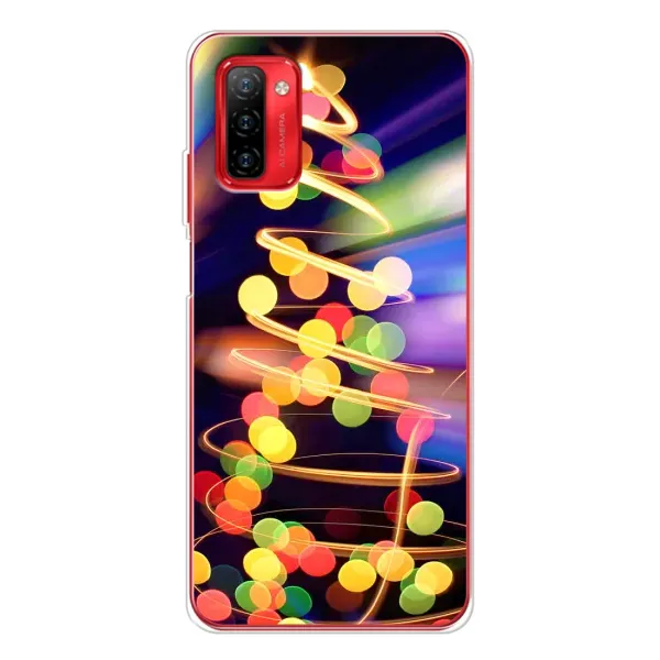 Чехол с принтом «Елка с гирлянд» для Ulefone Note 12P