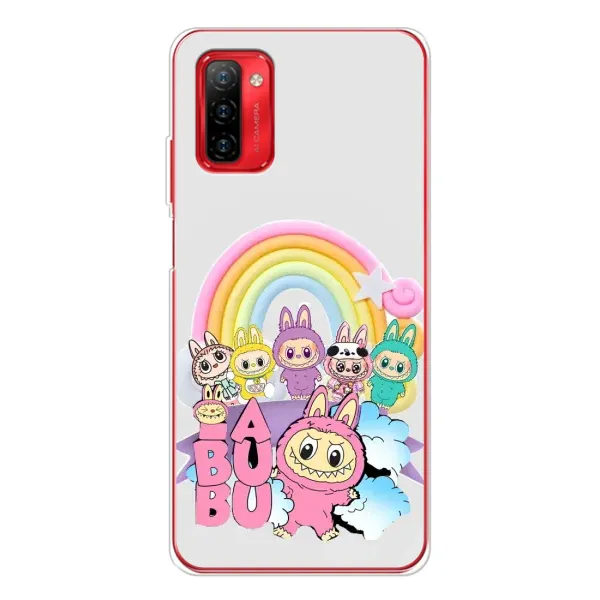 Чехол с принтом «Фон Лабубу» для Ulefone Note 12P